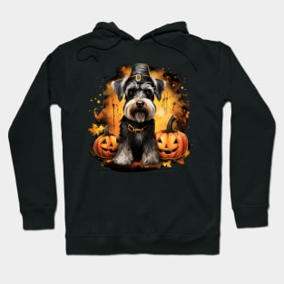 Amish Schnauzer Halloween Design Hoodie